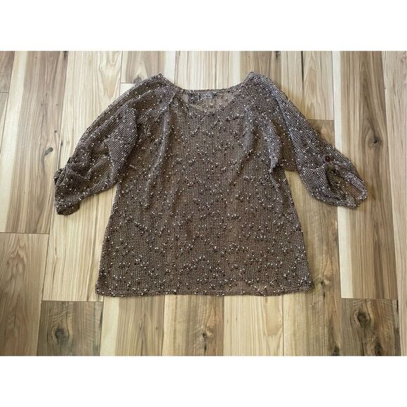 FRAZZLE  Women’s mesh  blouse XXL - Picture 7 of 7